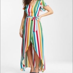 Modcloth Collectif rainbow maxi S